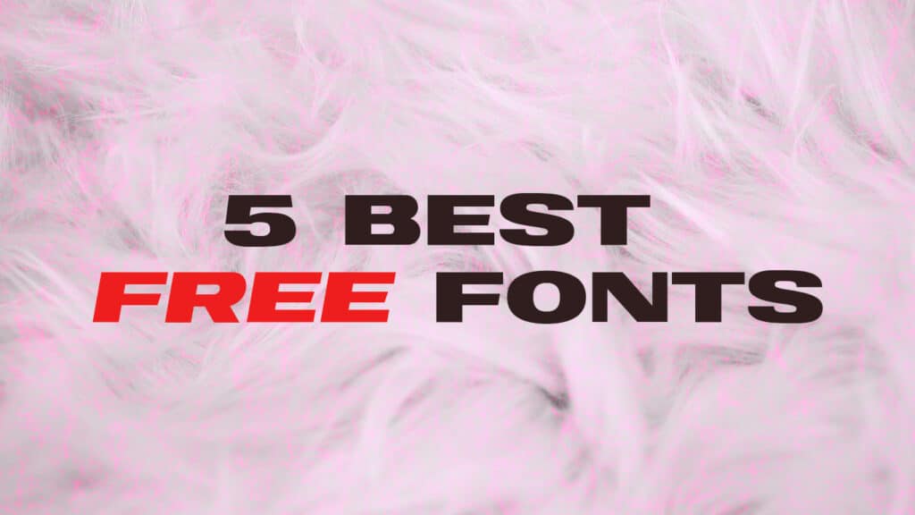 Best Free Fonts For Graphic Designers