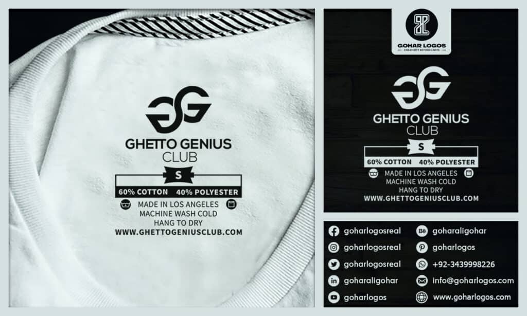 Ghetto Genious Club Tag Design Presentation