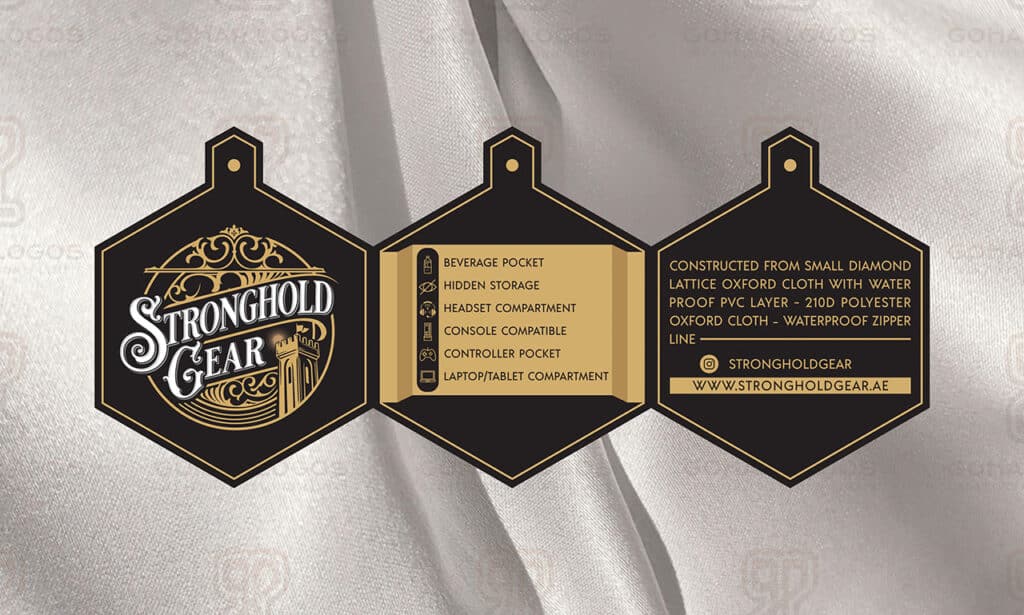 Stronghold Gear Hang Tag Presentation