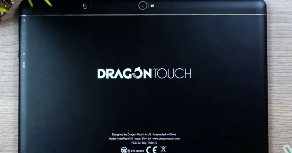 Dragon Touch Tablet Turn On